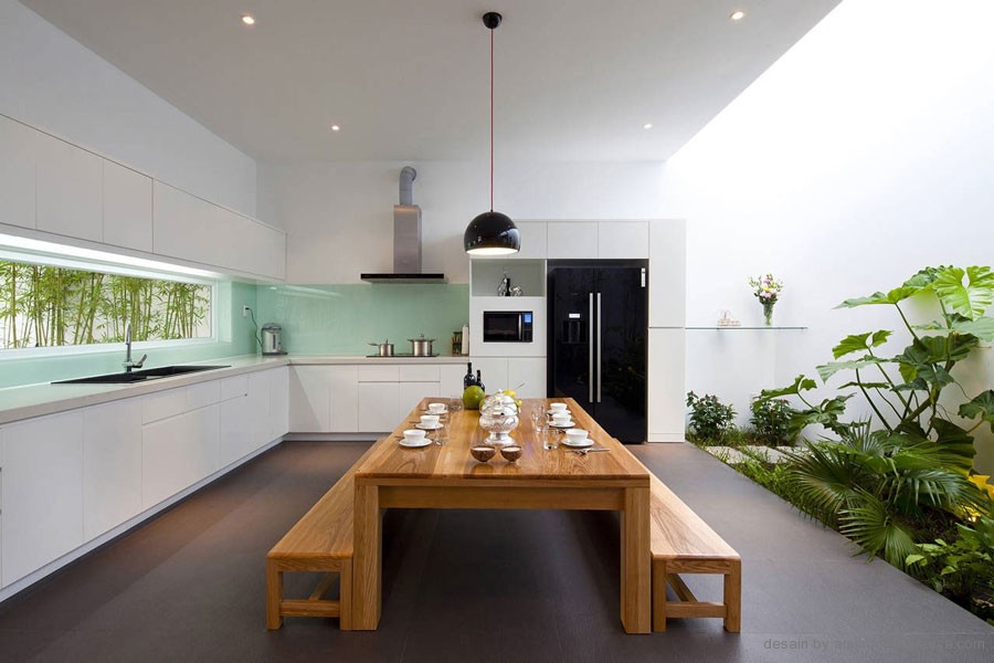  Desain Interior Dapur Minimalis Keluarga