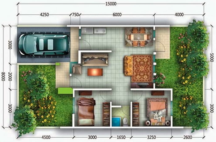 Desain Rumah 3 Kamar 2 Lantai Yang Ideal Untuk Keluarga