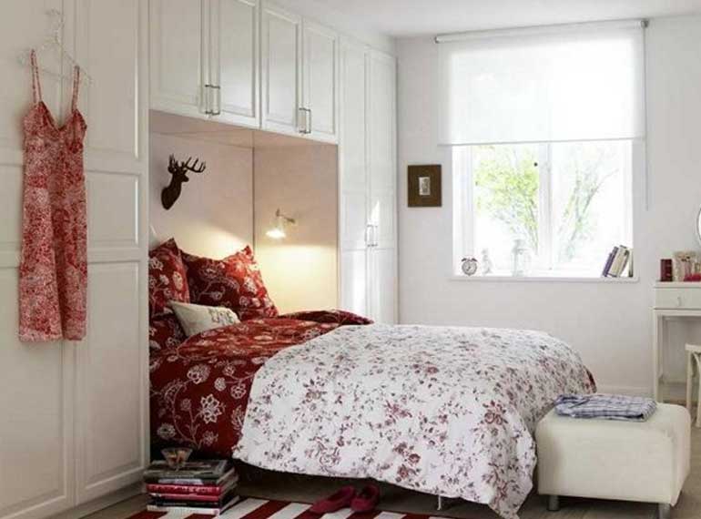 desain interior kamar tidur kecil