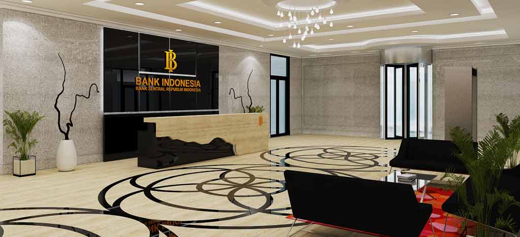 desain interior lobby bank indonesia surabaya