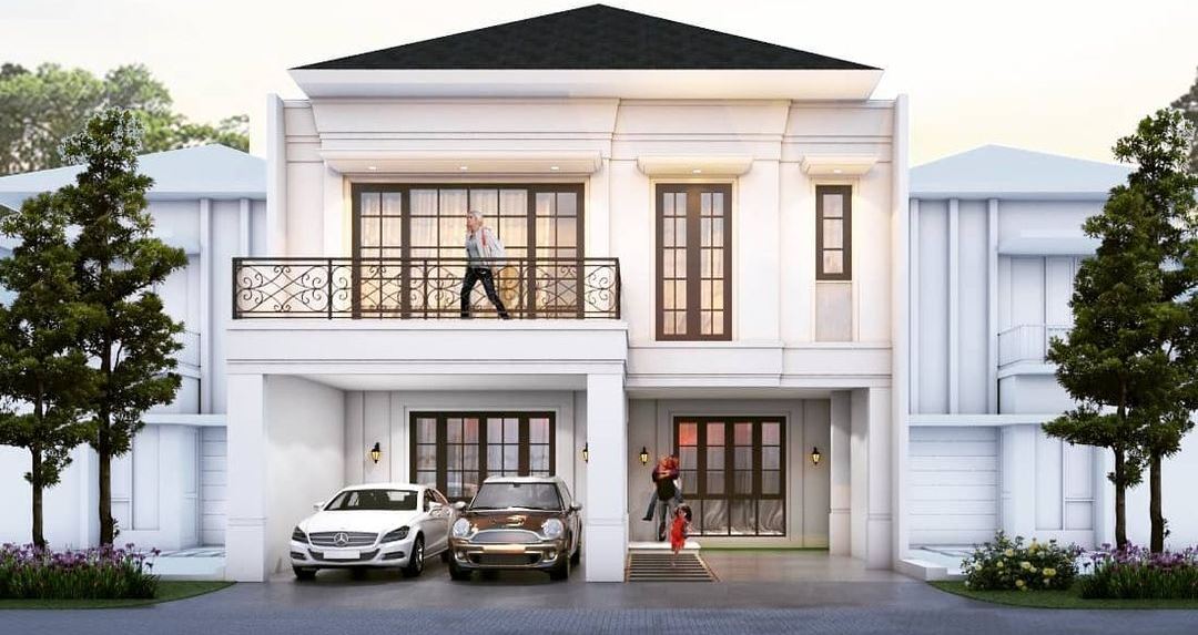 Desain Rumah Warna Mewah Di Bogor